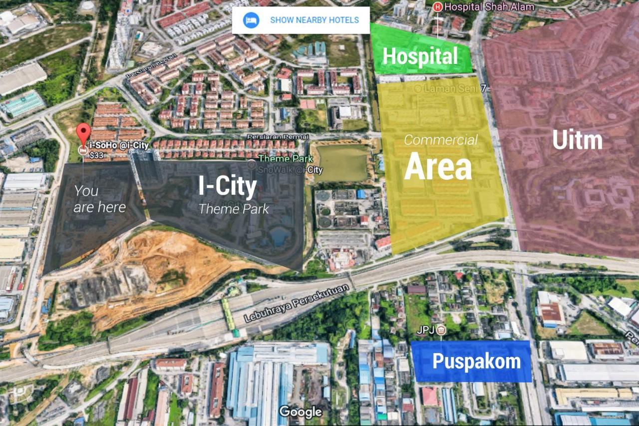 Sinar Rasa Homestay At I-Soho, I-City Shah Alam Luaran gambar Location of I-City