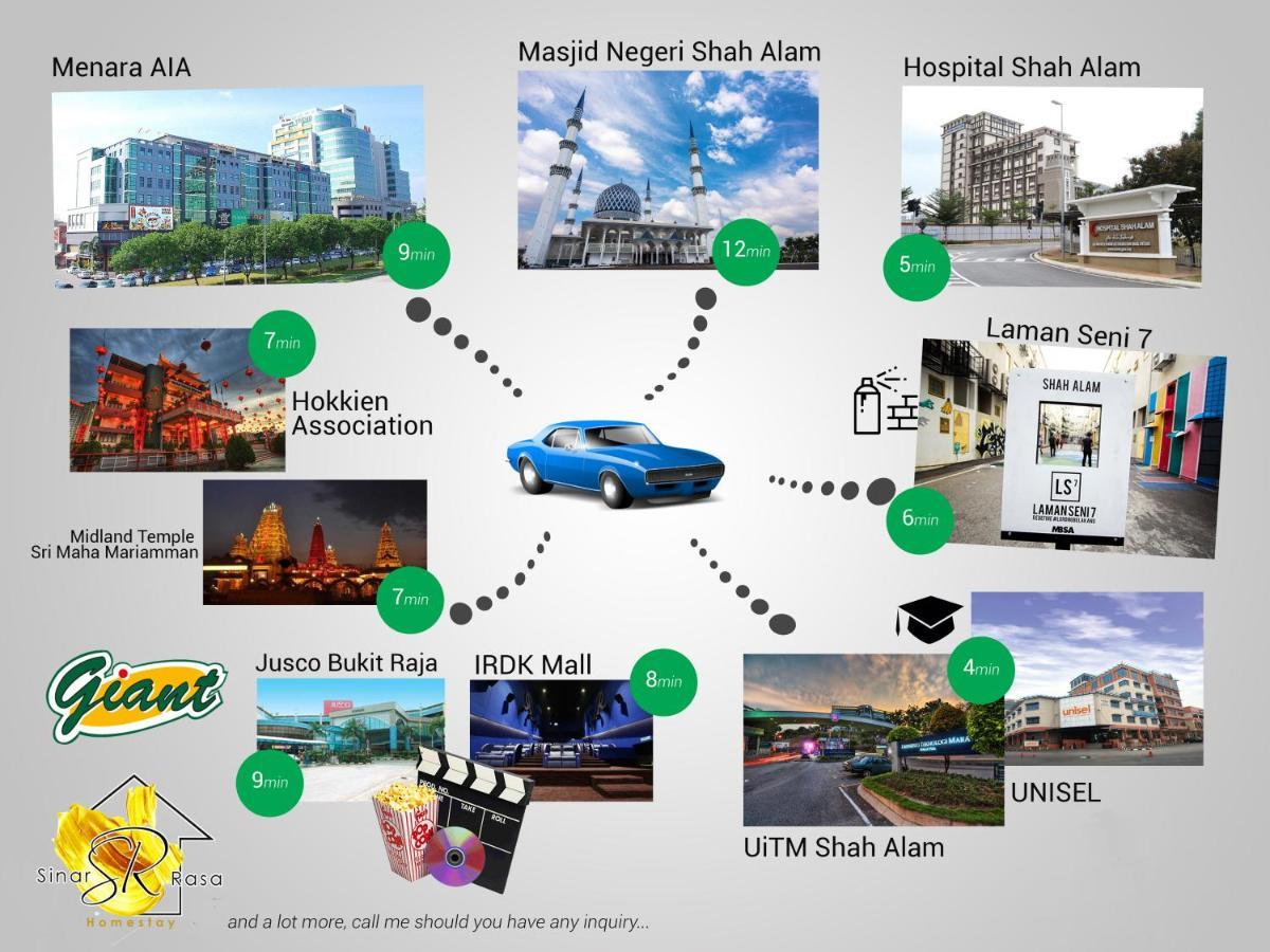 Sinar Rasa Homestay At I-Soho, I-City Shah Alam Luaran gambar Shah Alam City Map